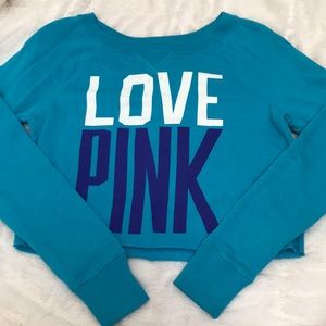 Long sleeve crop top by PINK